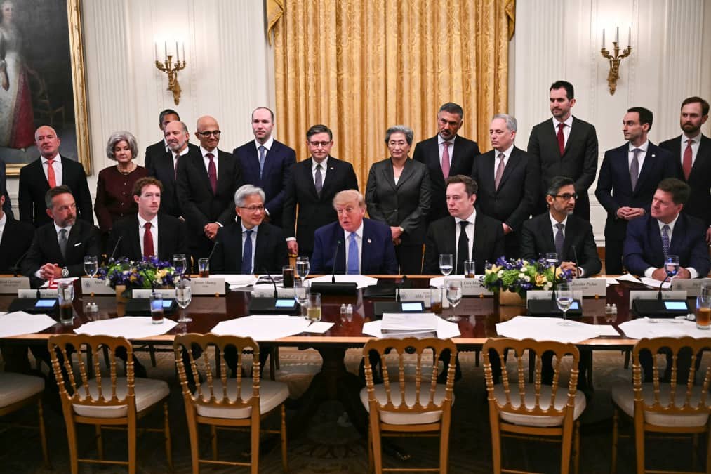 Trump touts AI self regulation, data center benefits in meeting with top tech leaders