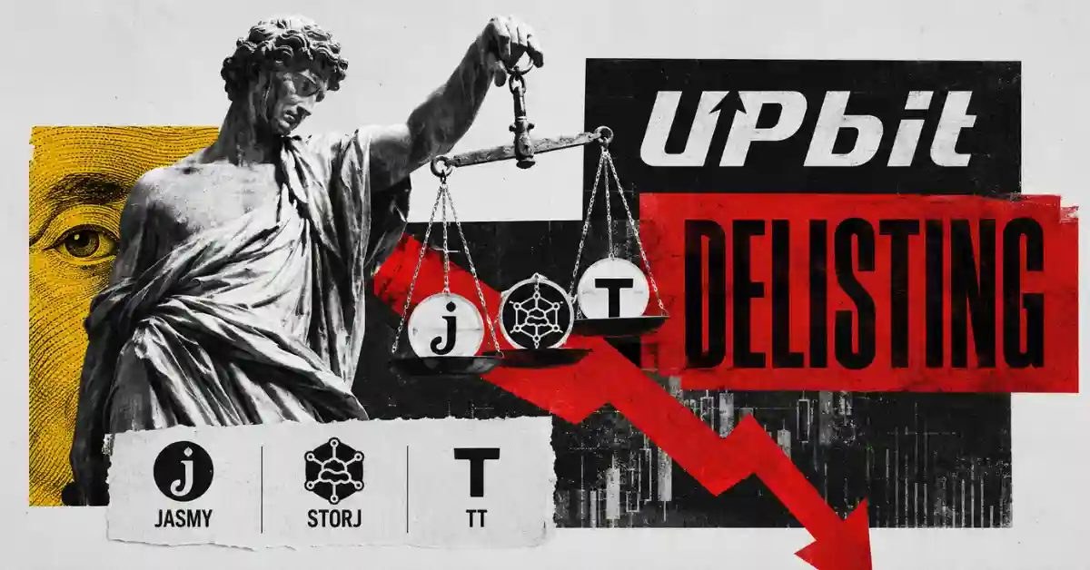 Upbit Delisting Puts JASMY, STORJ and TT Under Pressure