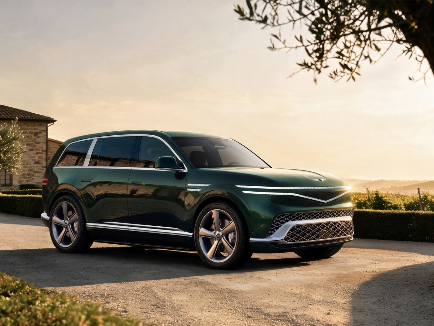 Hyundai's new flagship vehicle is a large luxury Genesis EV