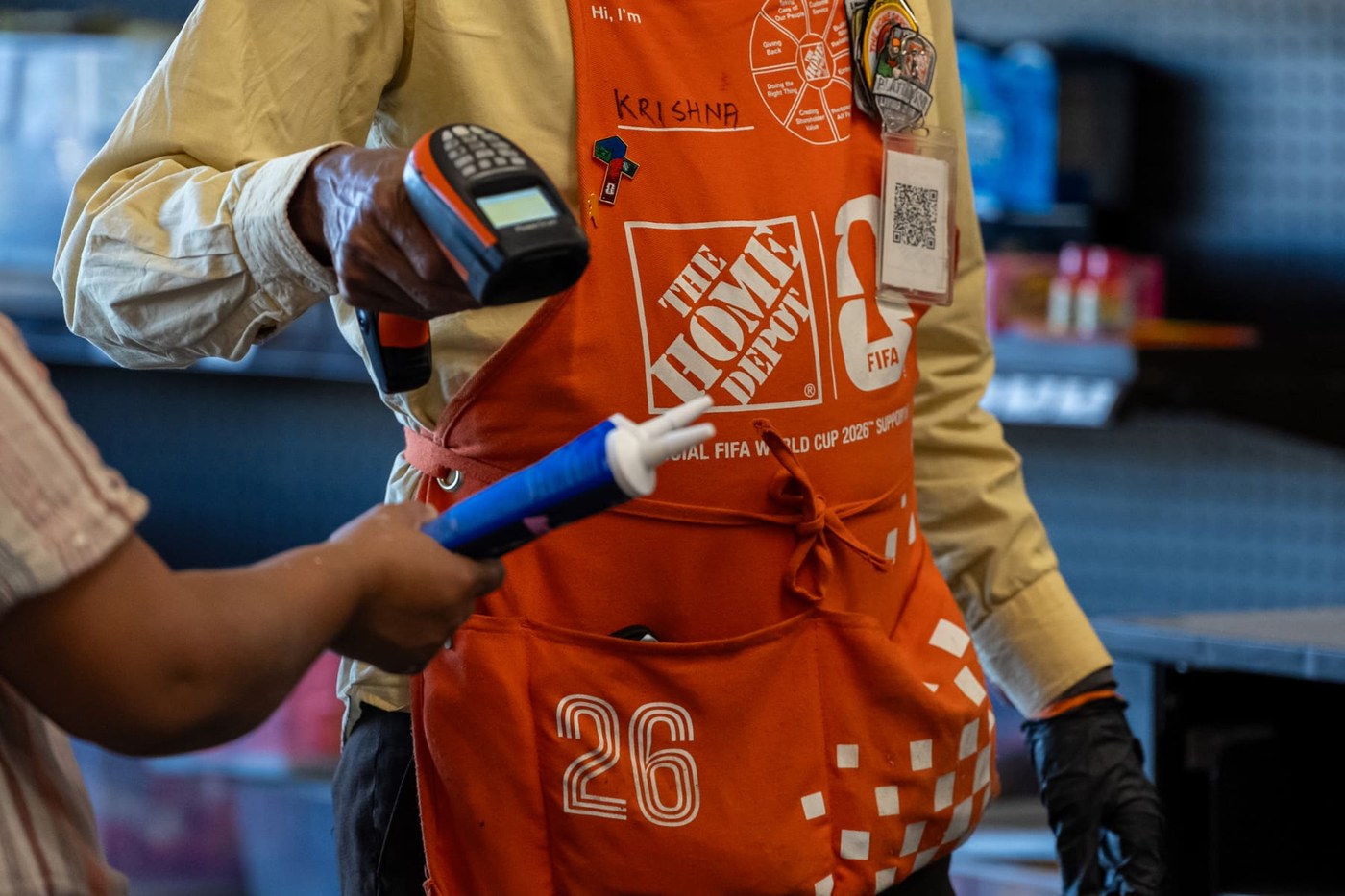 We upgraded Home Depot and raised our price target. It made the best of a terrible hand